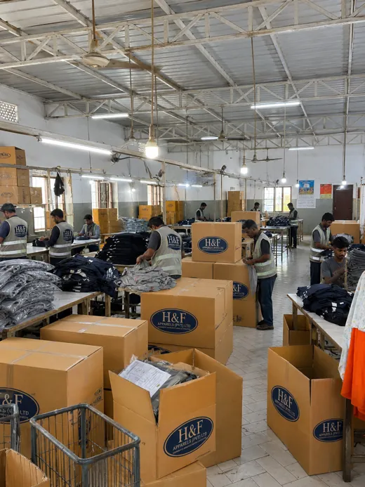 Packing & final inspection: Final inspection and packing before dispatch.