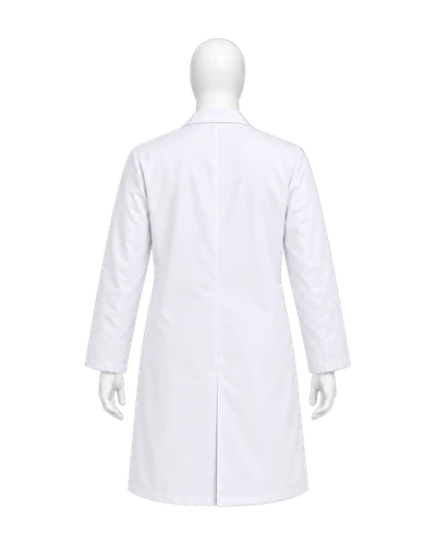 Doctor Lab Coat, White, back view
