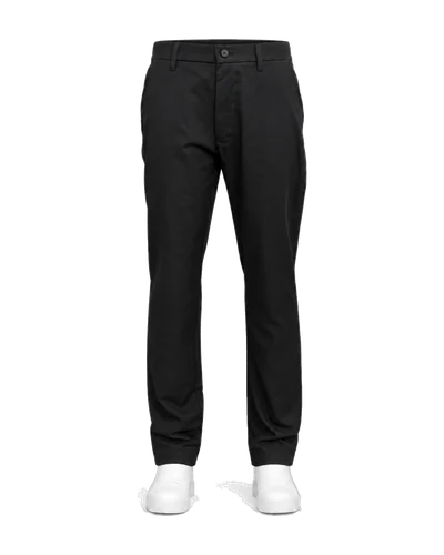 Chef Trousers, Black, front view