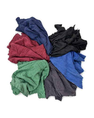 Coloured T-Shirt Cut Rags, front view